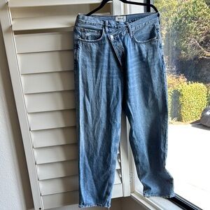 Agolde Criss Cross Jeans in Eternal Wash! 💙